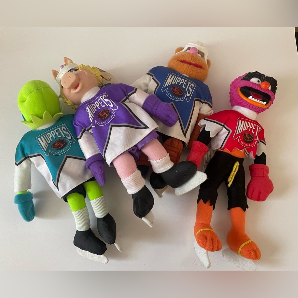 Vintage 1995 Hockey Muppets Set